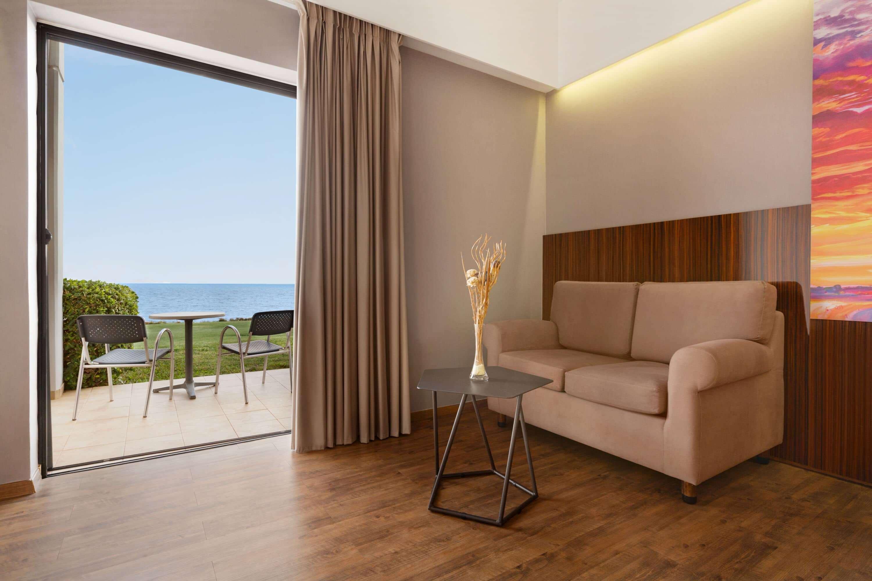 Ramada Plaza By Wyndham Thraki Hotell Alexandroupolis Exteriör bild A 3D rendering of a living room